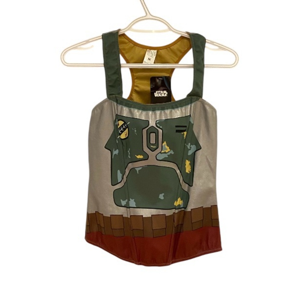 Star Wars boba fett Disney Halloween Corset Costume Top. New with tags. medium